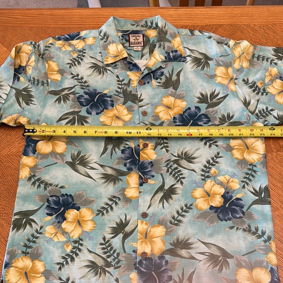 Tommy Bahama Men's Silk Hawaiian Floral Shirt Size Medium - Picture 5 of 6
